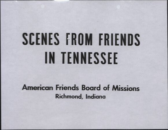 American Friends Board of Missions Transparencies Miniaturansicht