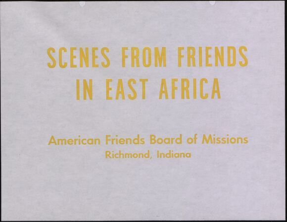American Friends Board of Missions Transparencies Miniaturansicht