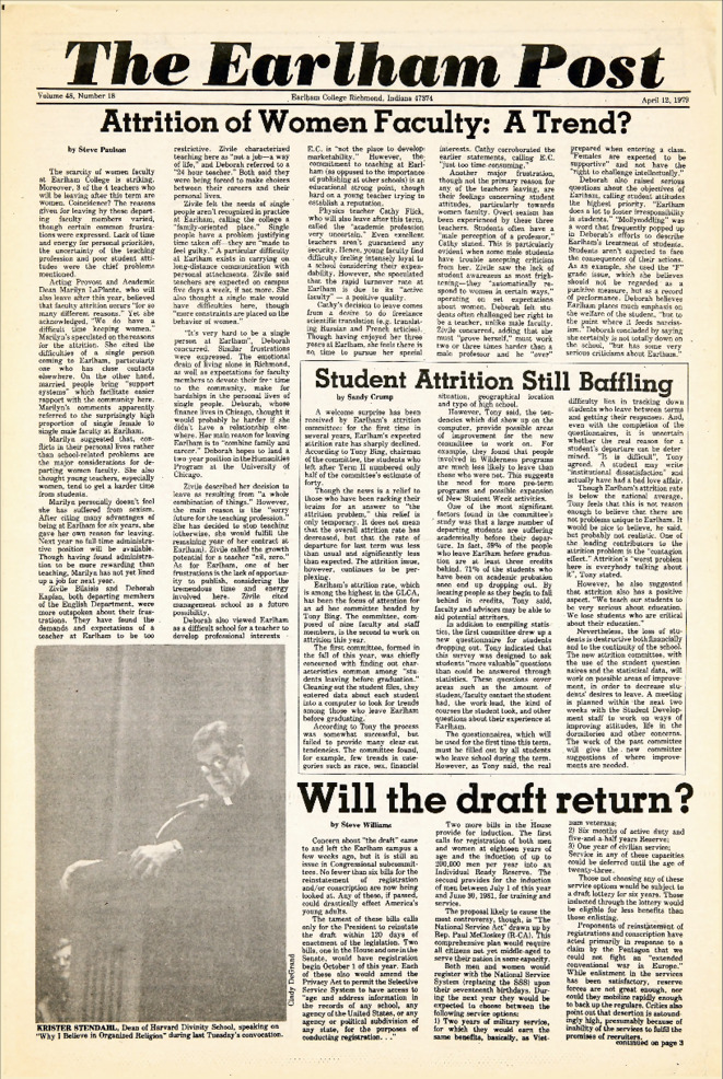 Earlham Post: April 12, 1979 Thumbnail