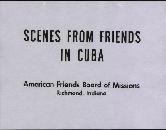 American Friends Board of Missions Transparencies miniatura